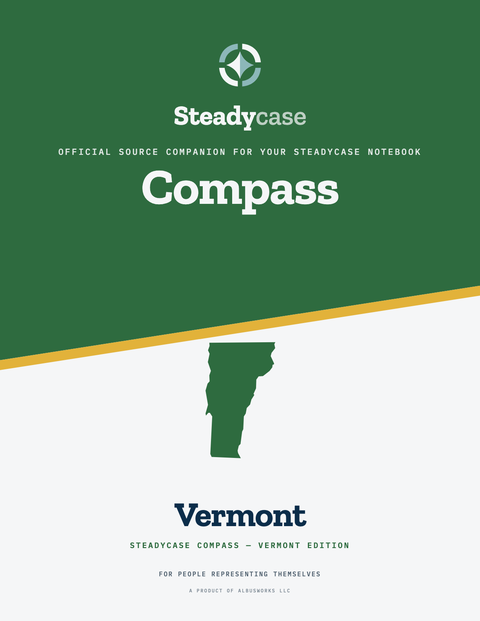 Steadycase Compass, Vermont Edition cover