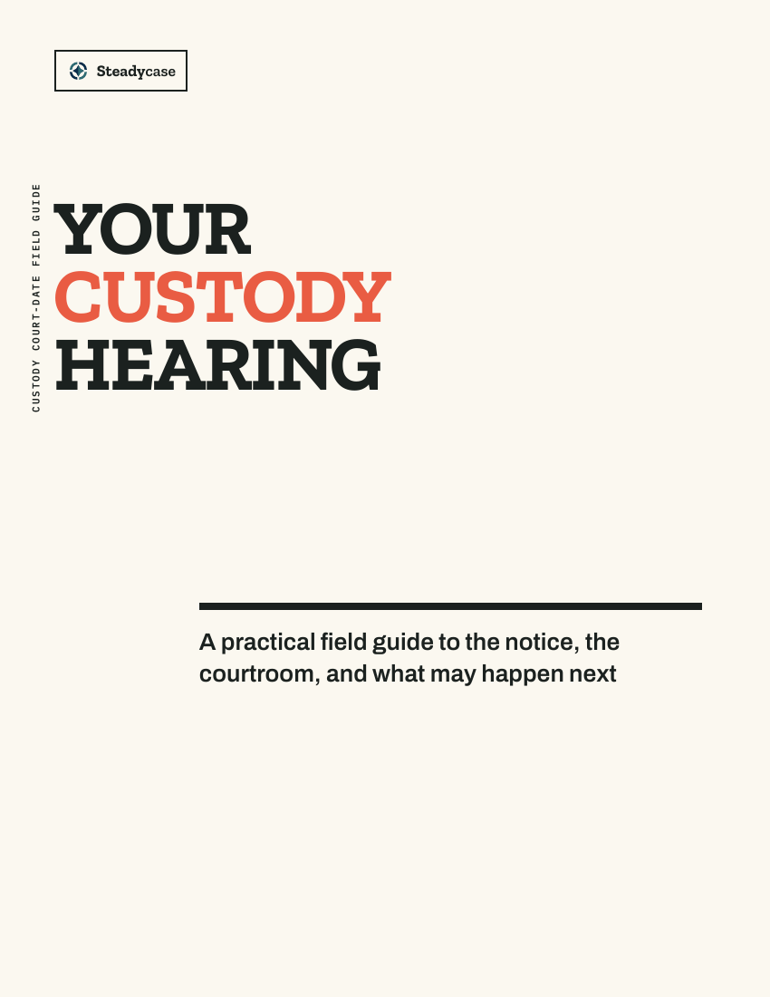 Cover of Your Custody Hearing